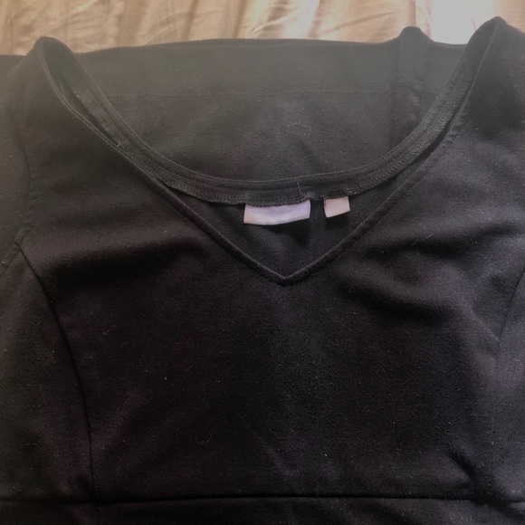 NY&Company Black Shift Dress (14) 👗 - Picture 3 of 4